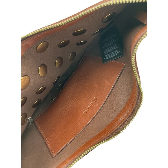 Madewell 'The Essential' Brown Leather Convertible Top Handle Crossbody - Picture 6 of 6